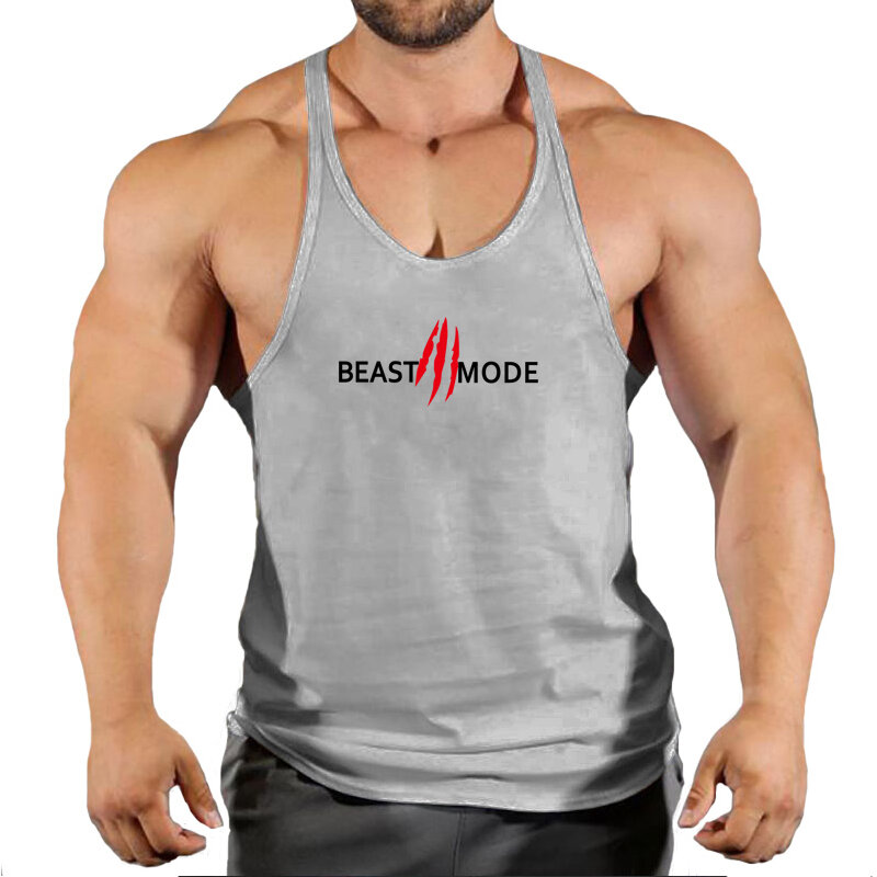 6 Kleuren Mannen Tank Top Mannen Stringer Tank Top Fitness Singlet Mouwloos Shirt Workout Man Hemd Kleding Nieuwe