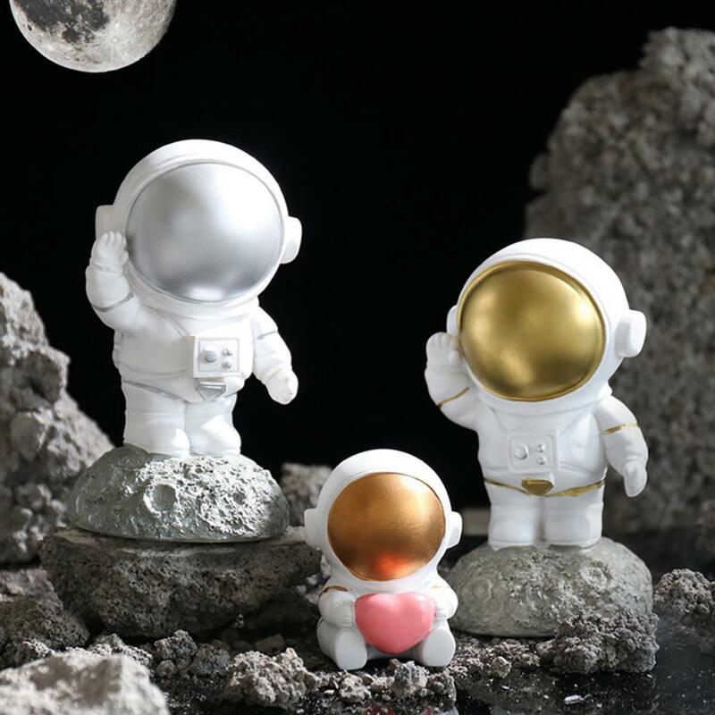Figurine Miniature de conception d'astronaute, décor de bureau à domicile, modèle d'exposition d'ornement
