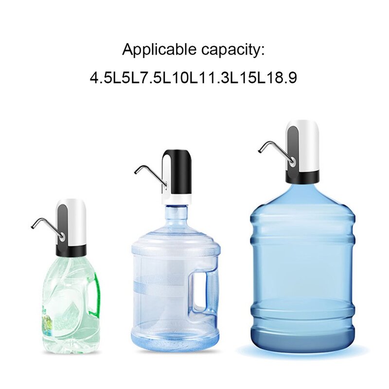 Water Bottle Pump Usb Charging Automatic Drinking Water Pump Portable Electric Water Dispenser Switch For Water Pumping Device