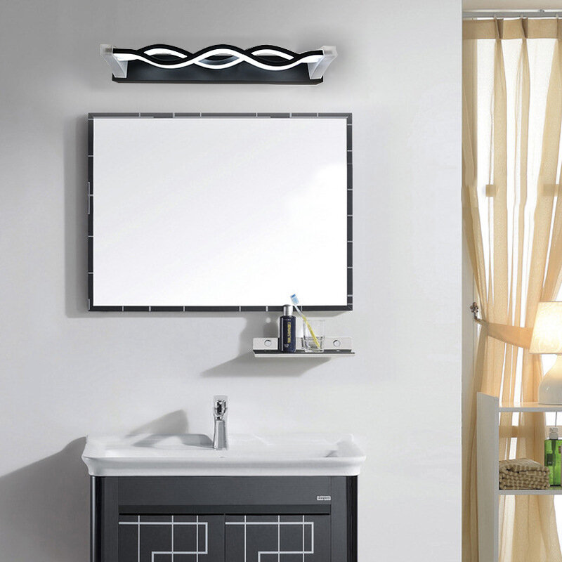 12W 34CM LED Mirror Light AC85-265V Waterproof Modern Acrylic Cosmetic Wall Lamp For Bathroom Mirror Front Dresser Light