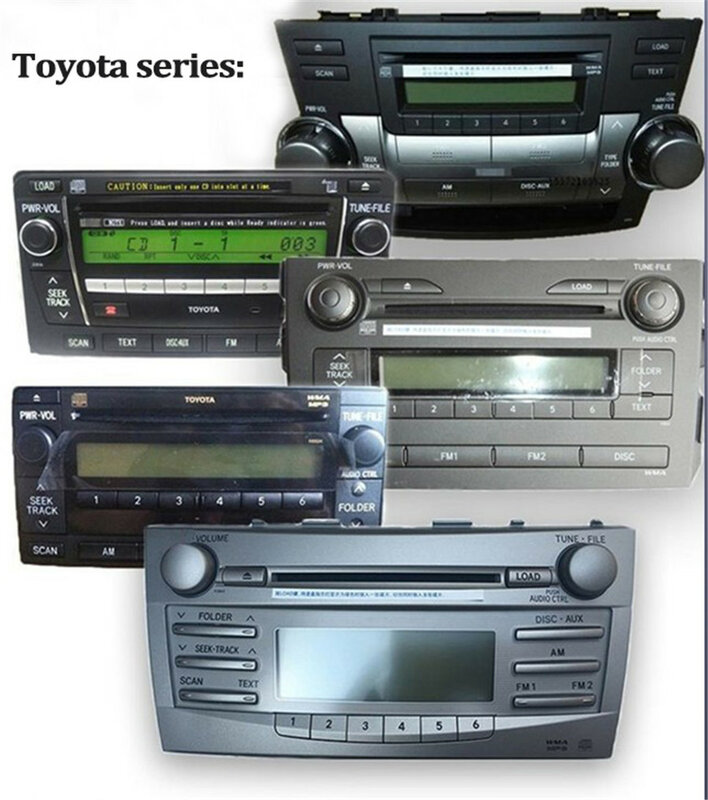 Untuk Toyota RAV4 Bluetooth AUX Adapter Handsfree Disc Box Harness dengan Mikrofon