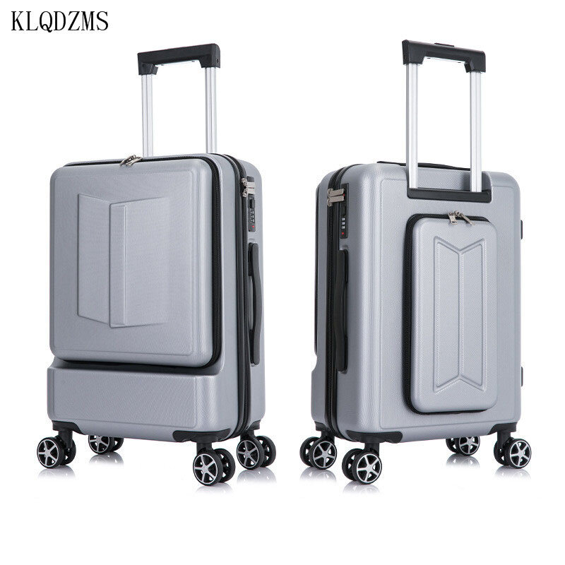 KLQDZMS Business Luggage Computer Boarding Suitcase Men's and Women's Suitcase 20-inch Carry-on Cabin Rolling Password Box