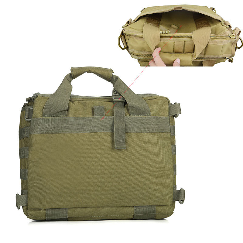 Военные тактические сумки для ноутбука 15 дюймов, дорожный мессенджер с одним ремешком на плечо для кемпинга и занятий спортом на открытом воздухе, мягкая сумка