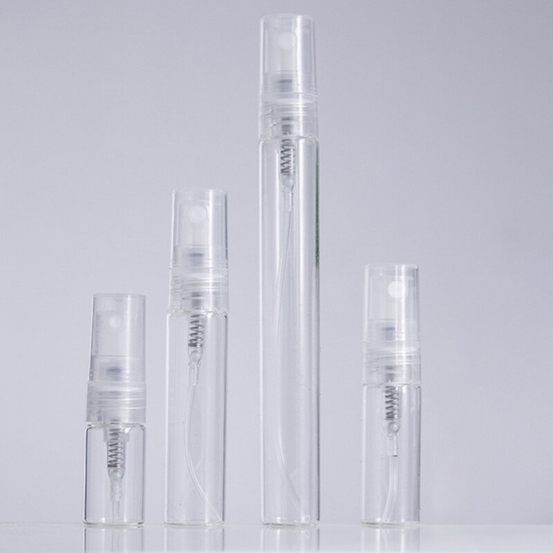 Botella de Perfume de 8 piezas para mujer, atomizador portátil de vidrio recargable, contenedor de viaje