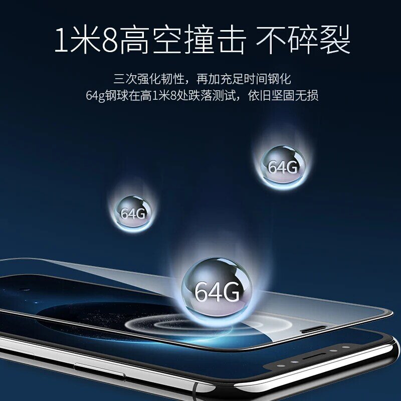 Vetro temperato per iPhone 11 12 13 14 15 Pro Max Glass iPhone XR X XS 7 8 6 6s Plus 12 Mini SE protezione dello schermo in vetro