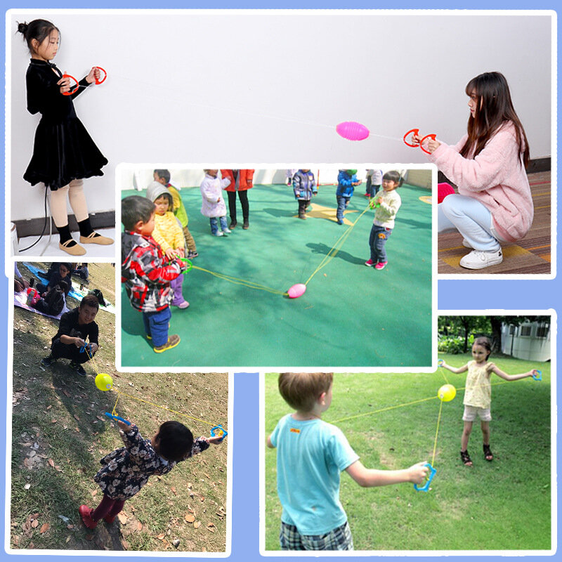 المكوك كرة اليد مزدوجة سحب الكرة متعة لعبة التفاعل بين الوالدين والطفل التدريب الحسي مونتيسوري ألعاب تعليمية للأطفال