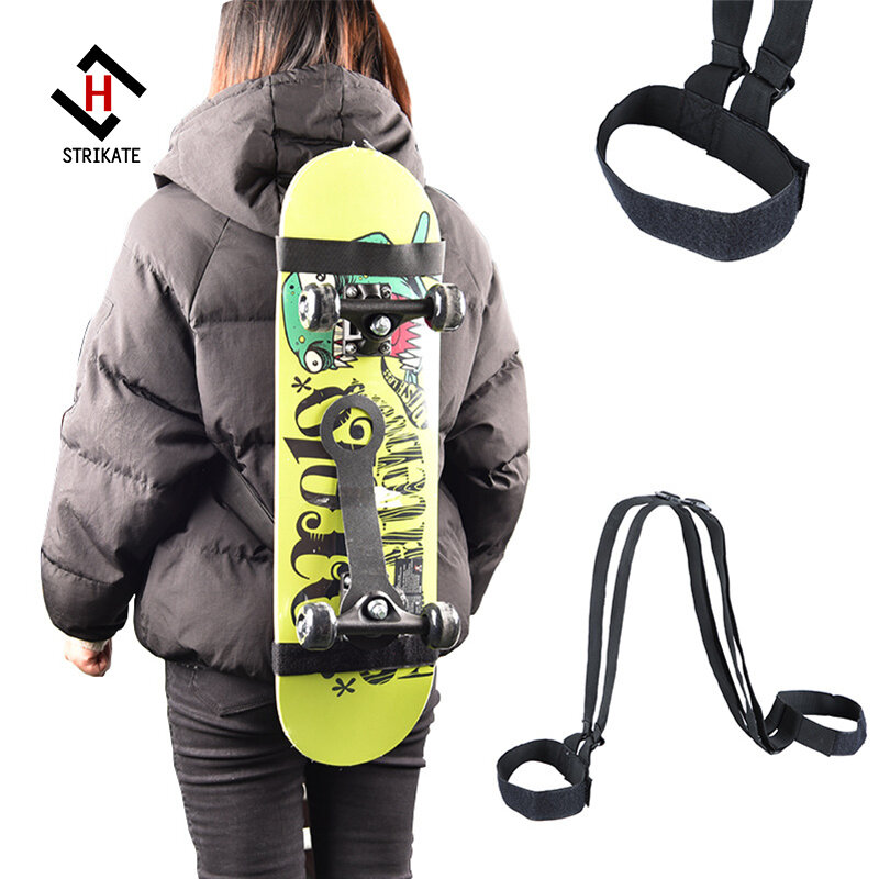 Adjustable Skateboard Ransel Carrier Tahan Lama Universal Snowboard Tetap Tali Kencangkan Sabuk