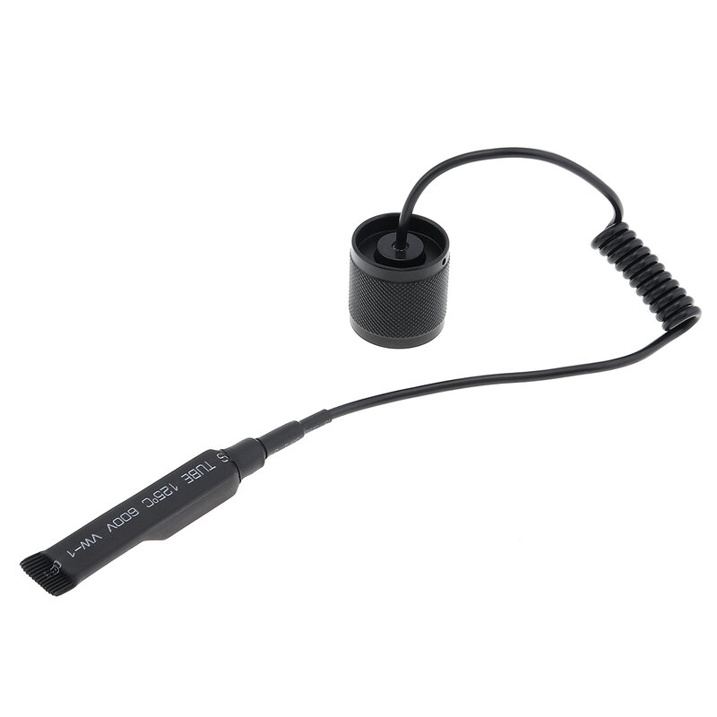 SecurityIng Ferndruckschalter LED Taschenlampe Teile Full Metal 2 Tasten Fit für A100 Zoomable-led Taschenlampe Taktische Taschenlampe