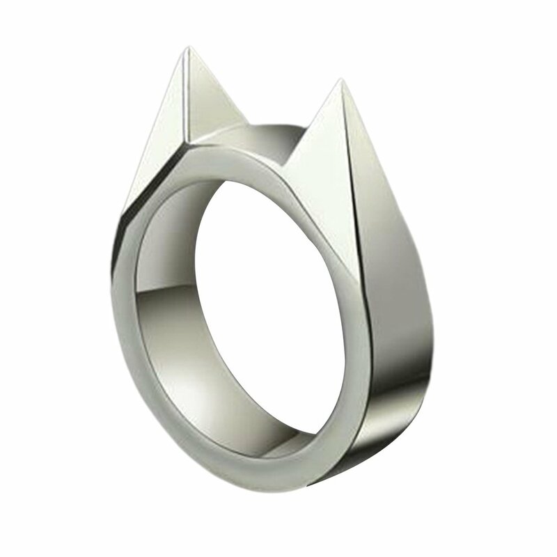 1 шт., кольцо из нержавеющей стали для самообороны