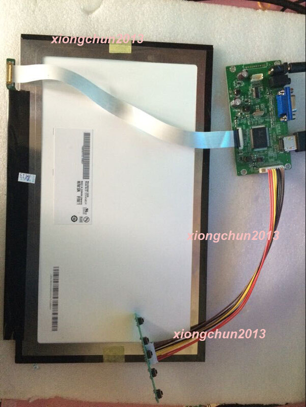 Kit de pantalla de controlador de 30 Pines, Panel de controlador de 1920x1080, 15,6 ", VGA, LCD, EDP, para B156HAN02.1, HW4A