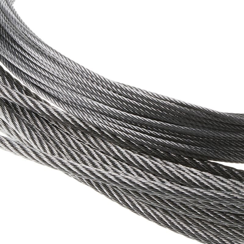 Nowy 10m 304 lina ze stali nierdzewnej miękki wędkarski kabel podnoszący 7 × 7 bielizny