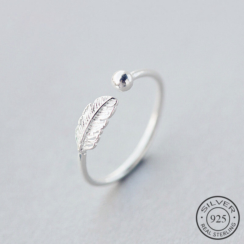 Anel de prata esterlina 925 genuína personalidade anel ajustável joias finas para mulheres acessórios elegantes para festa