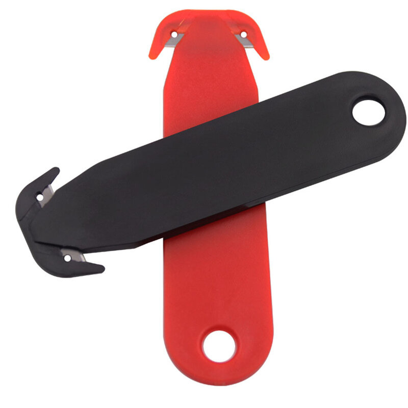 Caixa retrátil de dois gumes cortadores de papelão de papel placa cortador de aço tainless utilitário de segurança em casa ferramenta de escritório