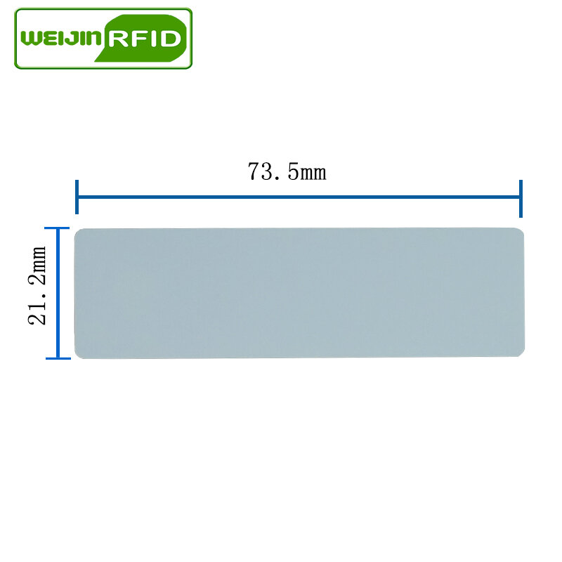 Etiqueta UHF RFID Alien 9662, etiqueta de papel de cobre imprimible, 915mhz, 900mhz, 868mhz, 860-960MHZ, Higgs3, EPC, 6C, etiqueta adhesiva RFID pasiva
