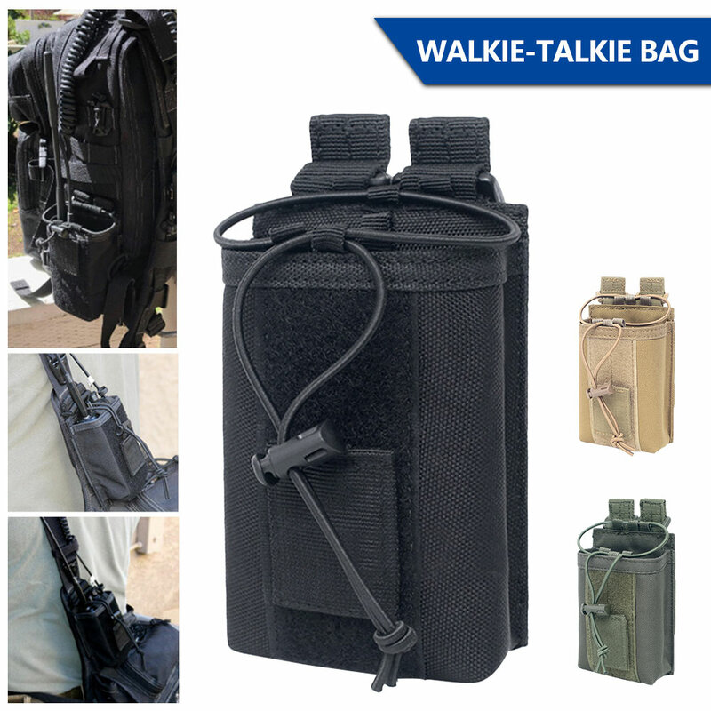 Outdoor Nylon Radio Walkie Talkie Holder Bag Hunting Bag Outdoor Magazine Pouch Pocket Holder Bag Magazine Pouch Pocket