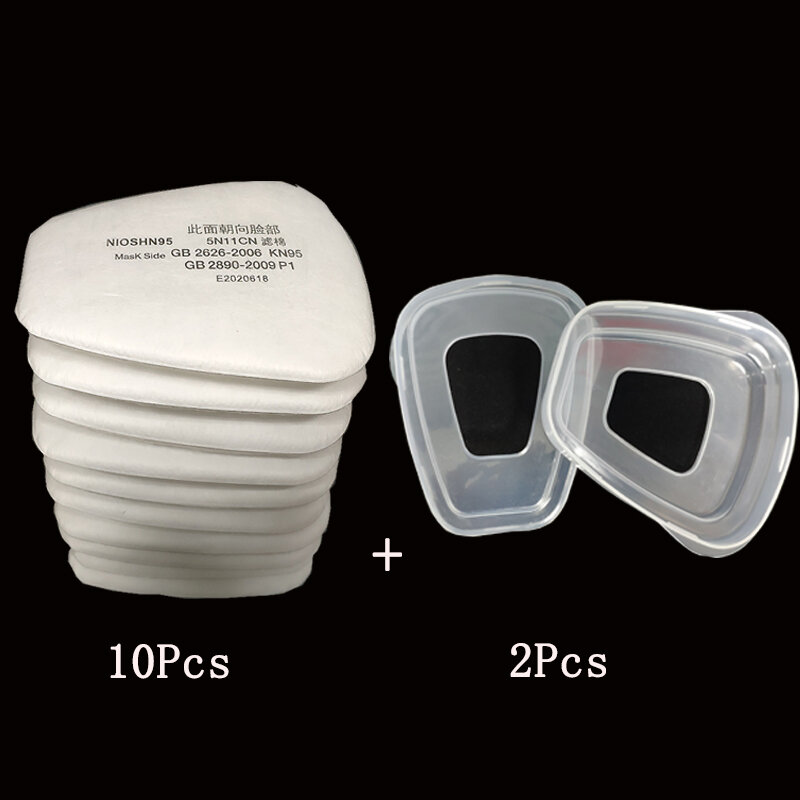 5N11 supporto per carta da filtro in cotone antipolvere 501 per 3M 6001/6200/7502/6800 accessori per maschere antigas per respiratore a spruzzo chimico