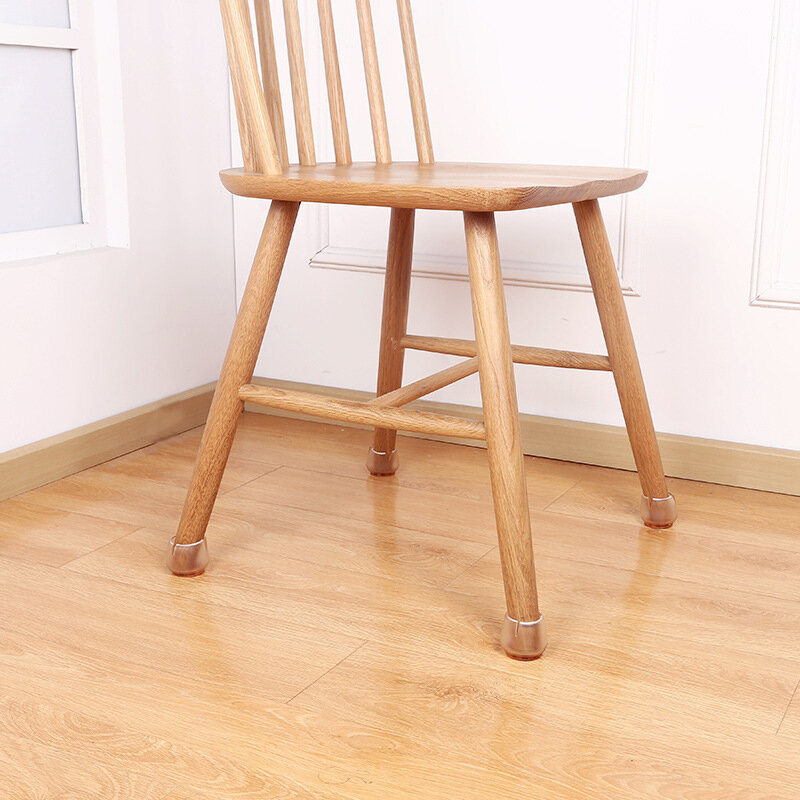 4ชิ้น/ล็อตซิลิโคนเก้าอี้ขาโต๊ะลื่นสามารถเก้าอี้ขาCapsเท้าป้องกันฝาครอบด้านล่างแผ่นไม้ชั้น...