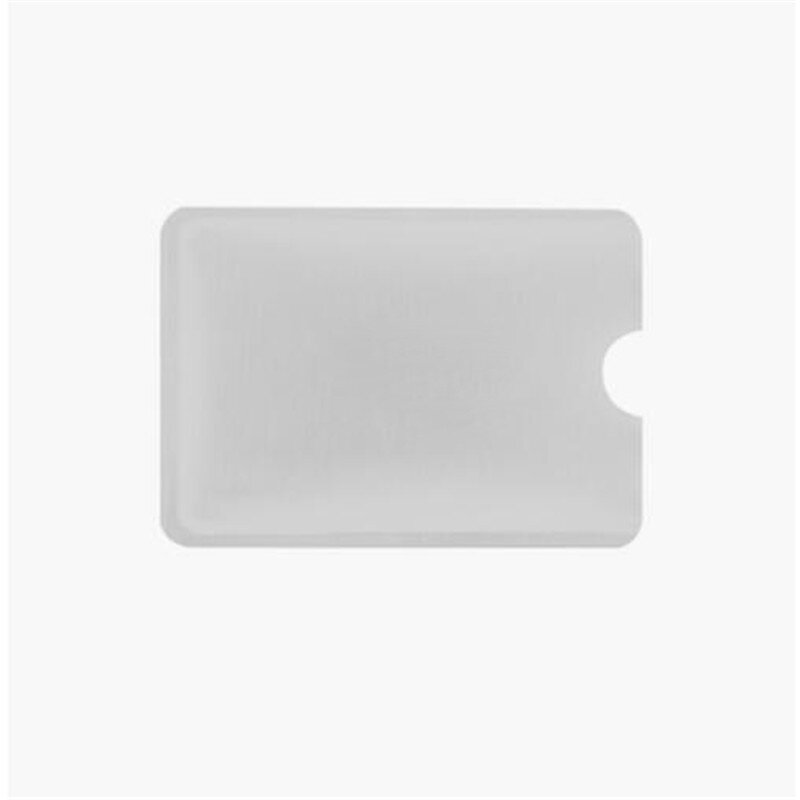 20 Teile/los Anti Theft Bank Kreditkarte Protector NFC RFID Sperrung Karteninhaber Brieftasche Abdeckung Aluminium Folie ID Visitenkarte Fall