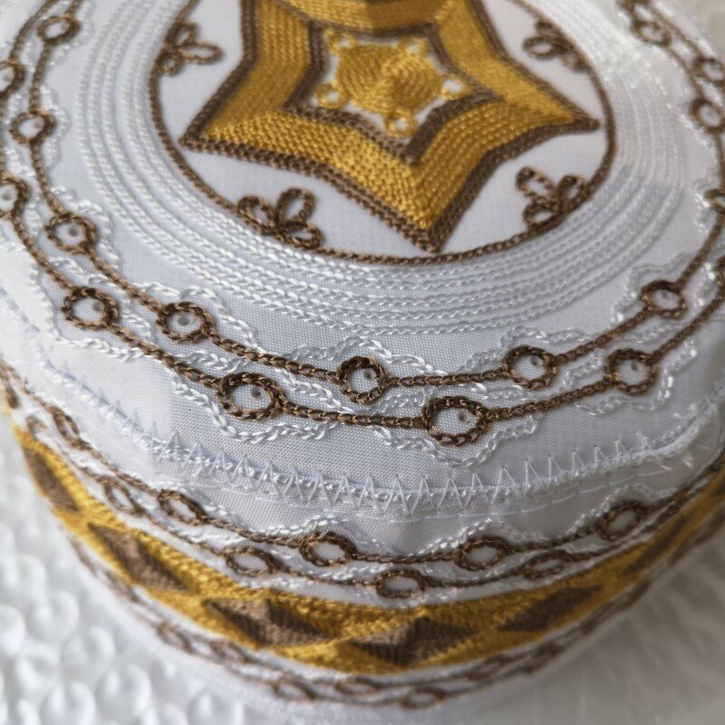 Mens Muslim Prayer Caps Turbante Indiano Bonnet Kippot Islamic Jewish Kippah Arab Musulman Hats Hombre Saudi Arabia Kipa Caps