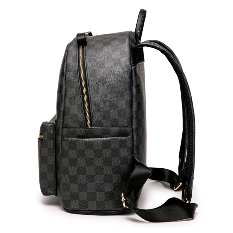 HORIZONPLUS luksusowa znana marka modny wzór w kratkę podróżna na co dzień plecak o dużej pojemności z wodoodpornym laptopem