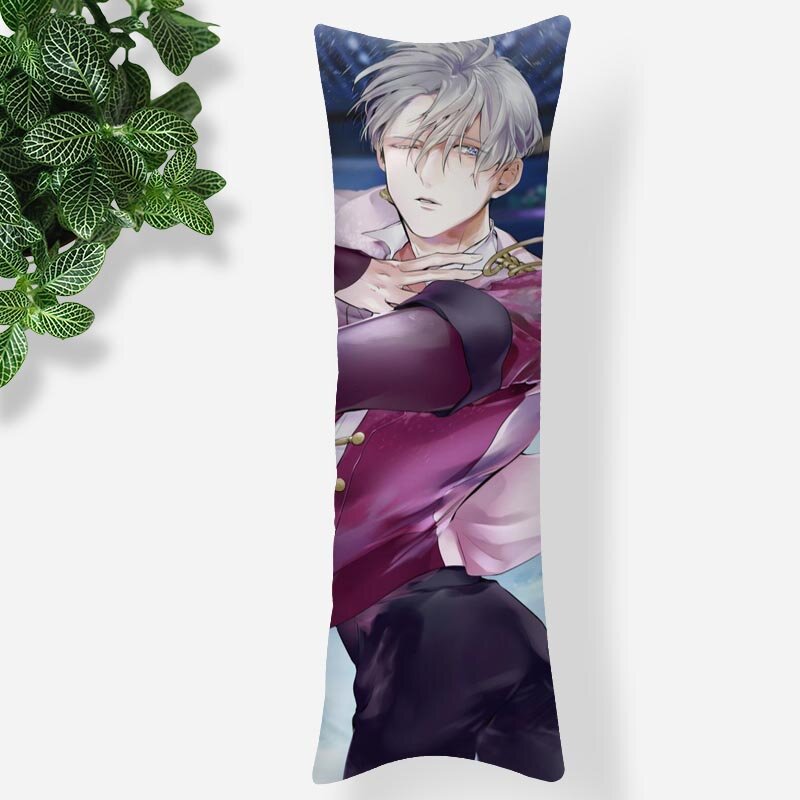 Anime Yuri!!! On Ice Pillow Case Fashion Decorative Cute Body Pillow Cover For Adult Bedding Pillowcases 1228