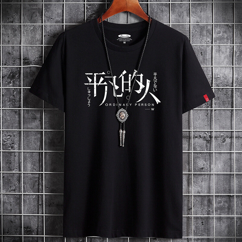 Camiseta de anime harajuku para hombre, ropa gótica alternativa, ropa de calle punk, Camiseta estampada de hip hop de gran tamaño, verano 2022