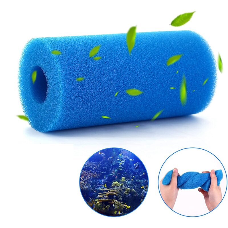 6 Pcs Foam Filter Sponge for Intex Type A Reusable Washable Swimming Pool Aquarium Filter Accessories