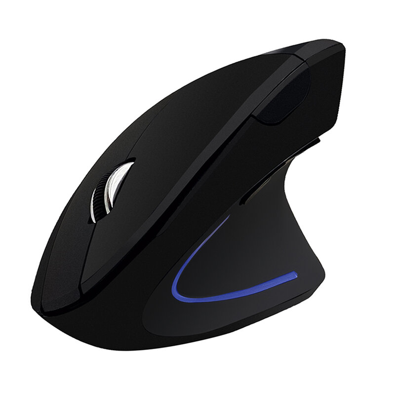 Bezprzewodowa pionowa mysz 3D 2.4G, ergonomiczna, regulowana mysz optyczna DPI, mysz dla graczy, odpowiednia do domowego biura