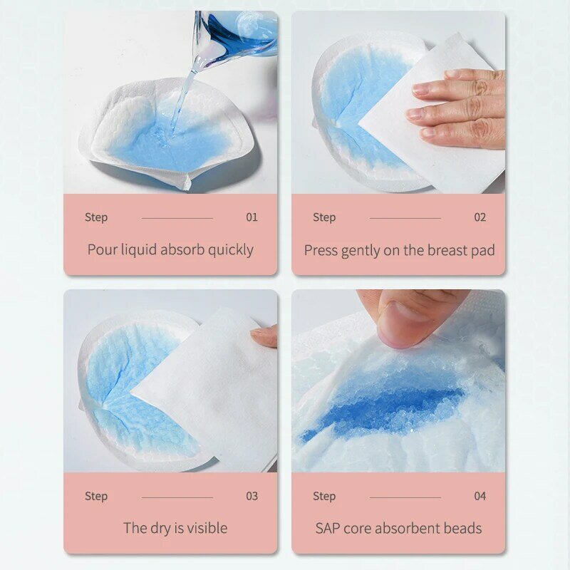 Одноразовые прокладки для кормления грудью, супер мягкие прокладки для грудного вскармливания, ультра удобные и индивидуально упакованные