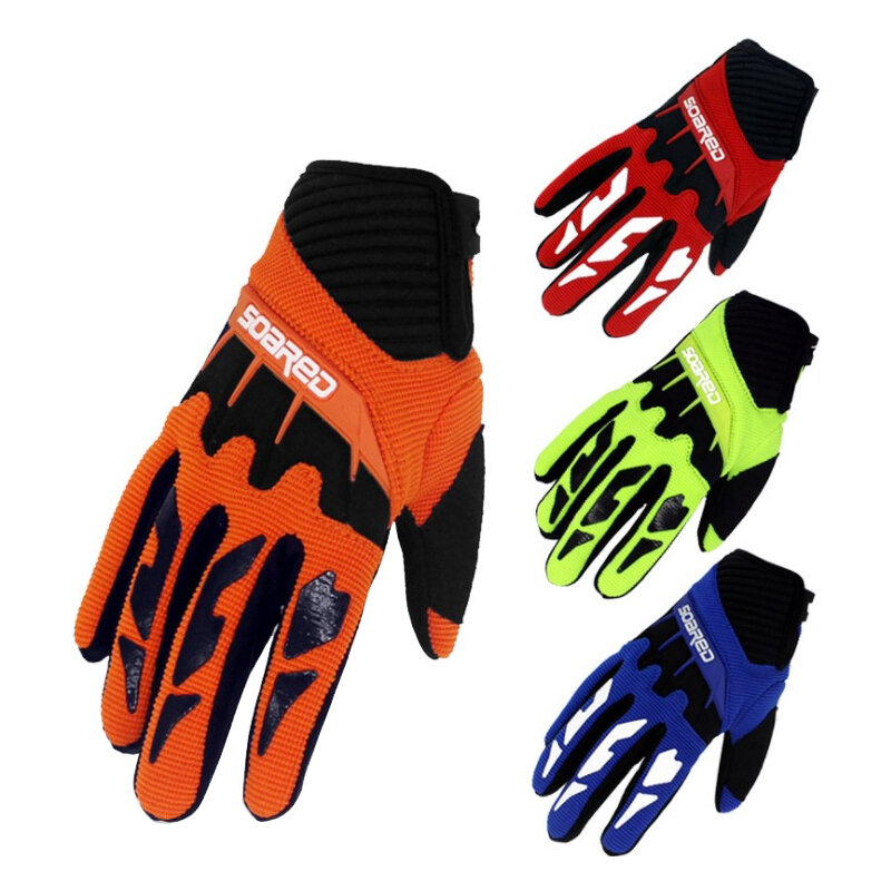 New cycling, skating gloves, full finger adjustable quick release outdoor sports wear accessories, 3-12 years old