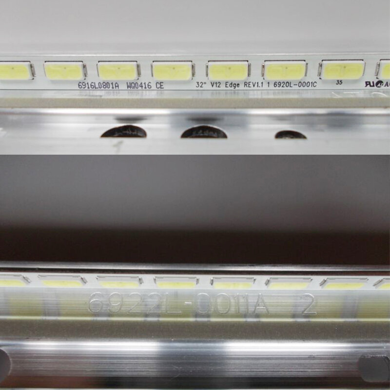 Tira de luces LED de iluminación trasera, barras de retroiluminación para Philips 32PFL4017 32PFL4007T/60, regla de Línea de 32 "V12 Edge REV0.4 1,1 6922L-0011A