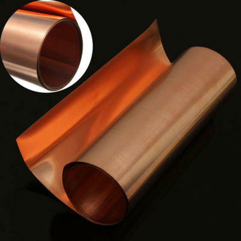 Kupfer Folie Abschirmung Blatt 20-100mm X 100-100 0mm Doppelseitige Leitende Rolle Für Vermeiden spannung und Strom