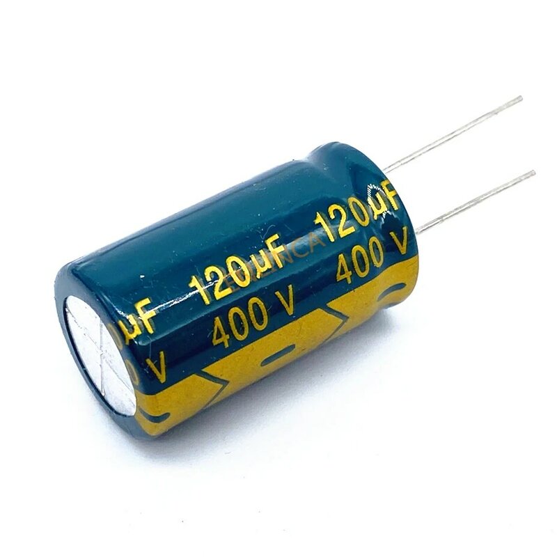 Condensador electrolítico de aluminio, 2 unids/lote, 400V, 120UF, alta frecuencia, baja impedancia, 400V120UF, tamaño 18*30 20%
