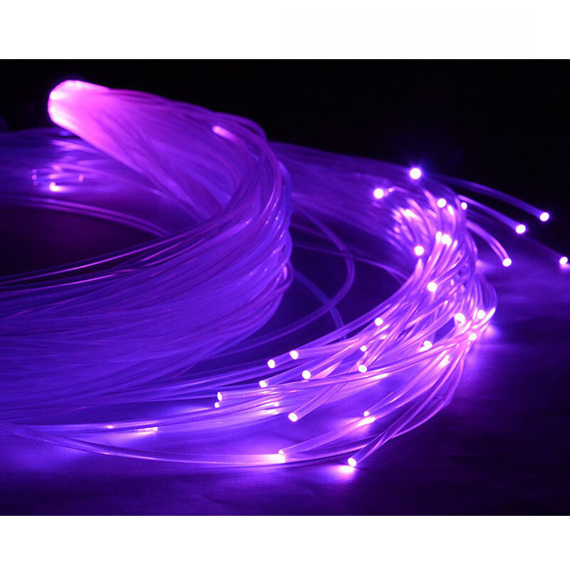 2700m/Roll 0.75mm diameter end glow PMMA plastic lighting fiber optic cable express free shipping