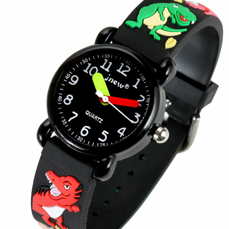 Cute Cartoon Dinosaur Waterproof Quartz Watch Children's Learn Time Watch Birthday Party Gifts Relojes Children's Watch 2020