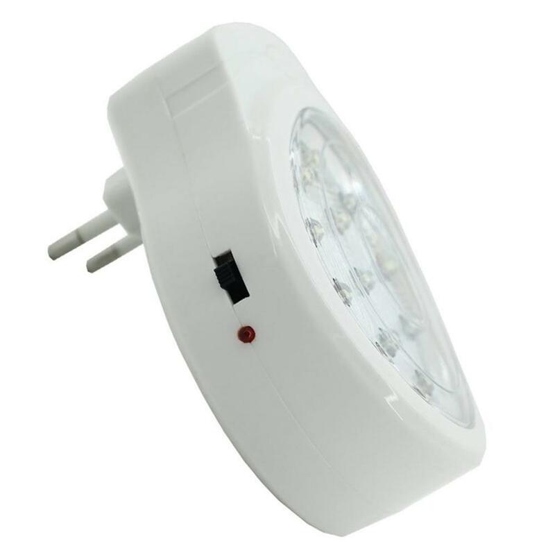 2W 13 LED Isi Ulang Rumah Lampu Emergency Otomatis Kegagalan Outage Lampu Bohlam Lampu Malam 110-240V US Plug