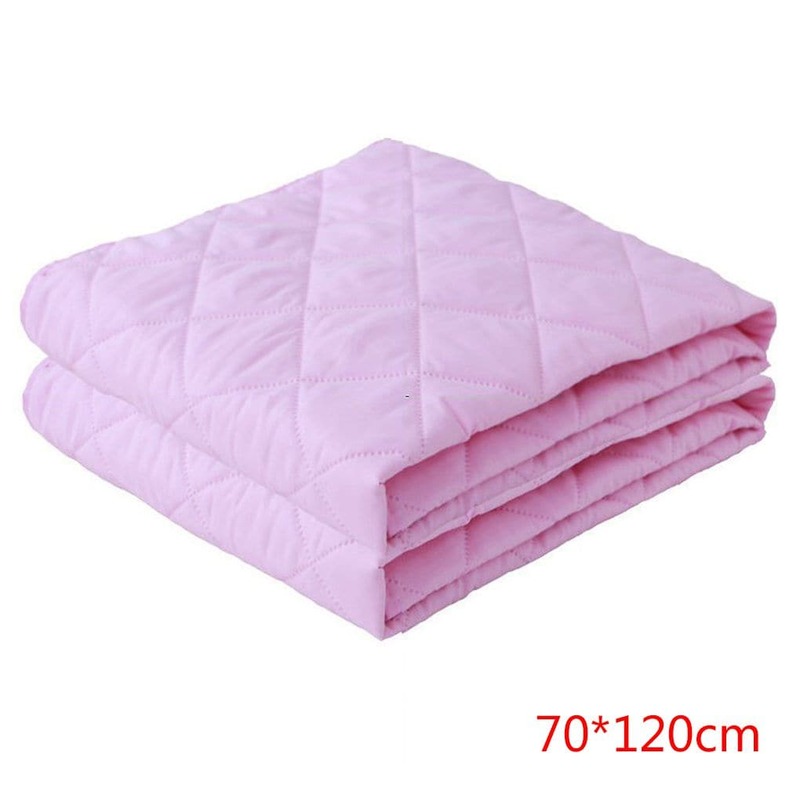 Baby Diaper Mat Simple Waterproof Cushion Bedding Accessory Boys Girls Urine Mats Sheet Protector  Blue 50 70cm
