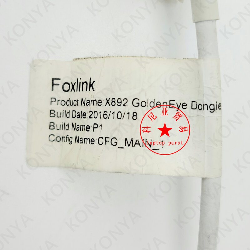 Foxlink-パイナップルテレビ用ゴールデンアイケーブル、x892ゴールドアイドングル、オリジナル、4k