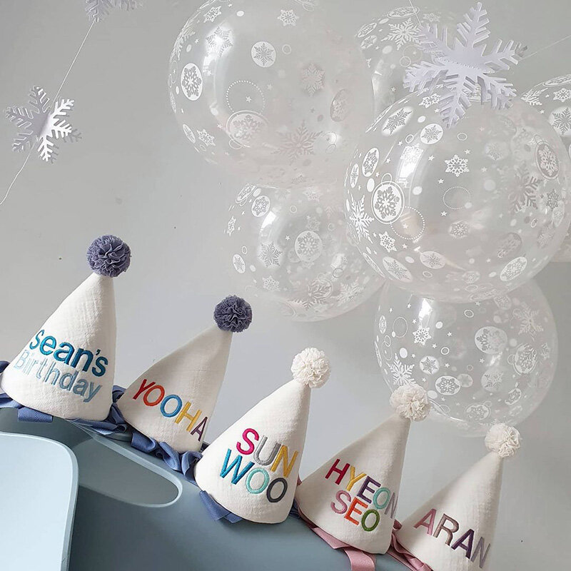 Chapeau pointu d'anniversaire pour enfants, casquette à thème de fête d'anniversaire pour bébé, casquette couronne 44cm, accessoires Photo décoratifs