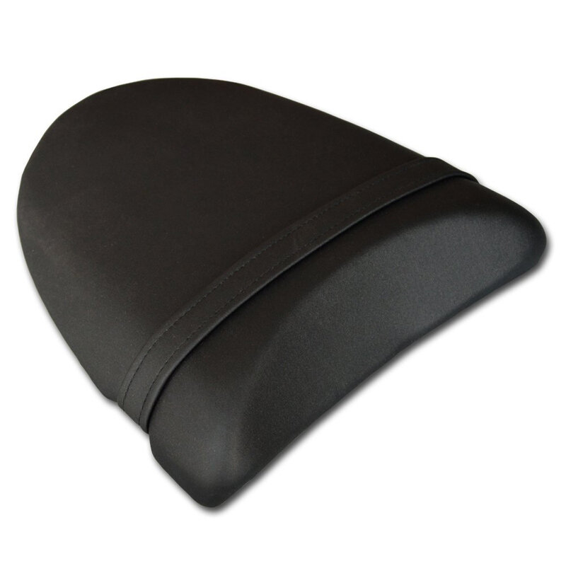 Capa de couro artificial para banco traseiro de motocicleta assento de passageiro pillion para kawasaki ninja tamanhos 2004 a 2005