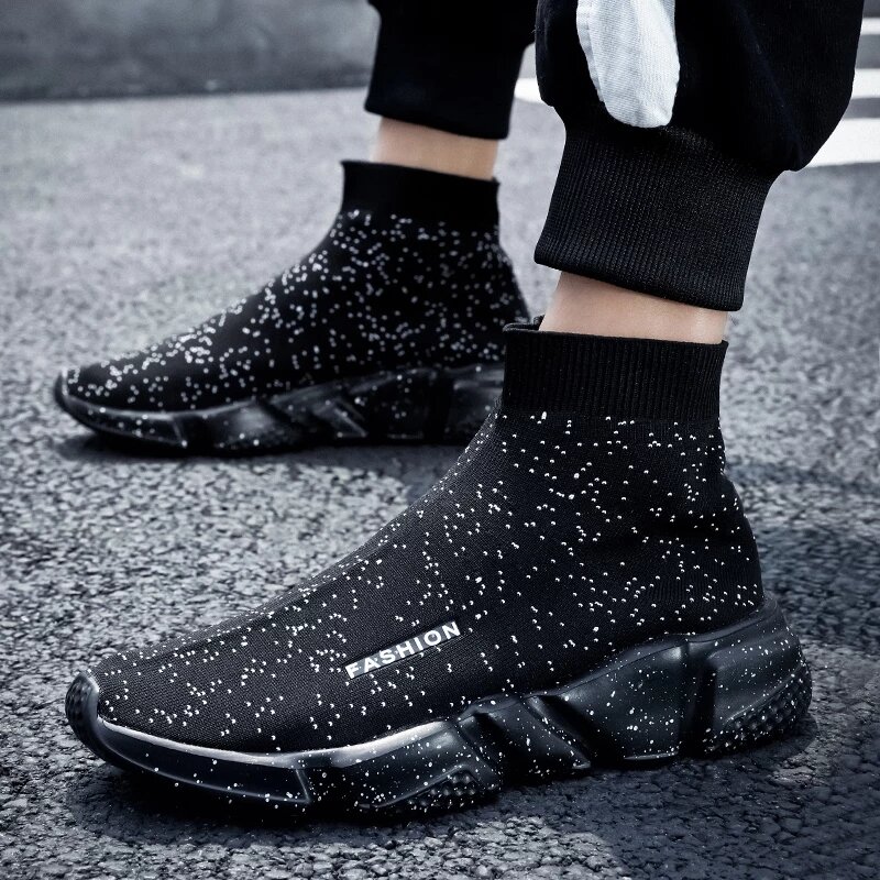 Designer Male Shoes Sock Sneakers Unisex Fashion Casual Shoes Men and Lovers Breathable Light Comfortable Walking Footwear Tenis