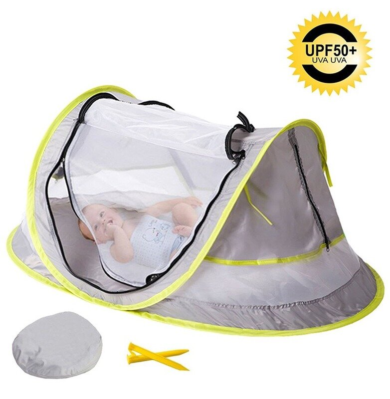 Baby Beach Tent Children's Beach Tent UV50+ Baby Multi-function Mosquito Net Baby Moving Bed