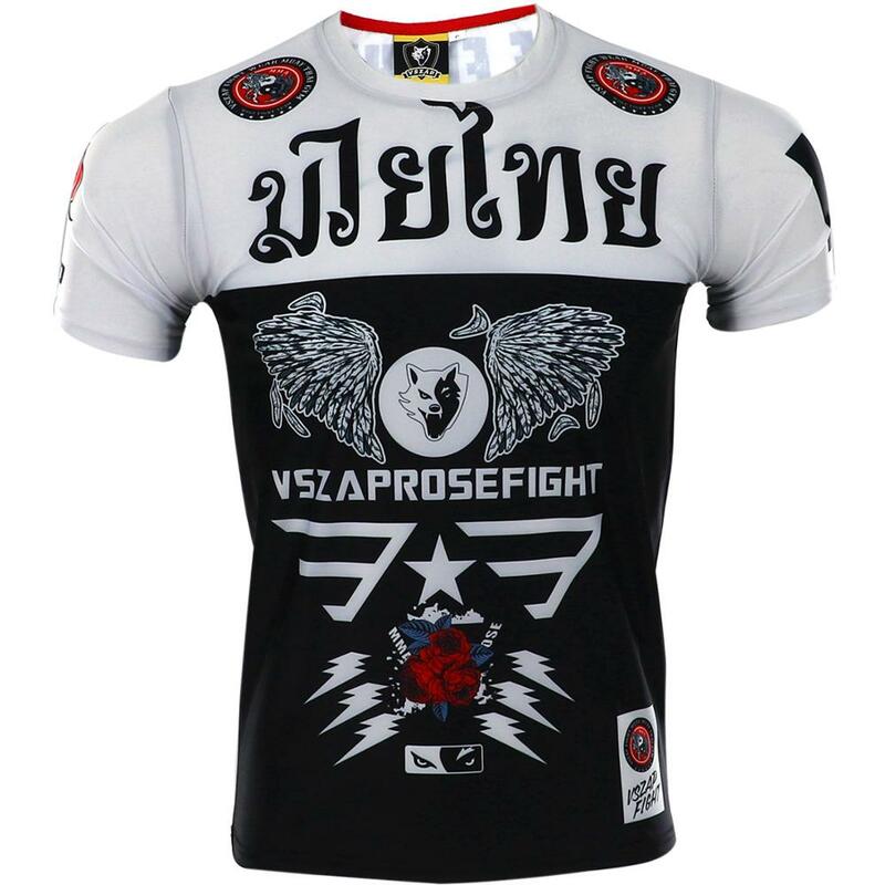 VSZAP MMA Sports Jersey Muay Thai Fitness Boxing Jiu Jitsu Gym Tee Shirt Fighting Clothes Fighting T Shirt Men