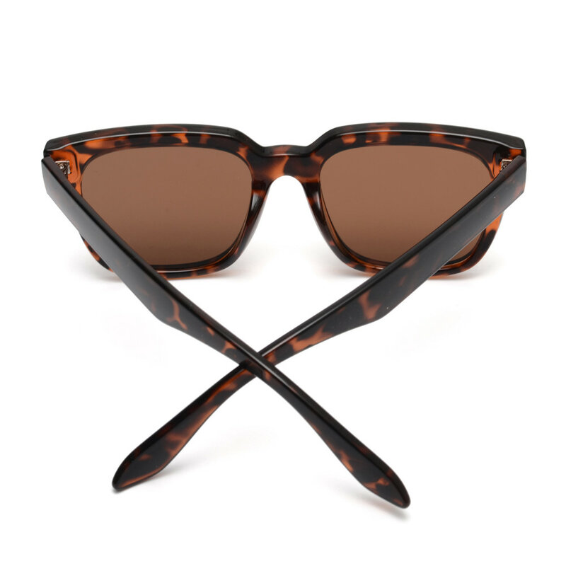 JM Square Large Polarized Sunglasses Women Brand Design Vintage Tortoiseshell Oversized Sunglasses UV400