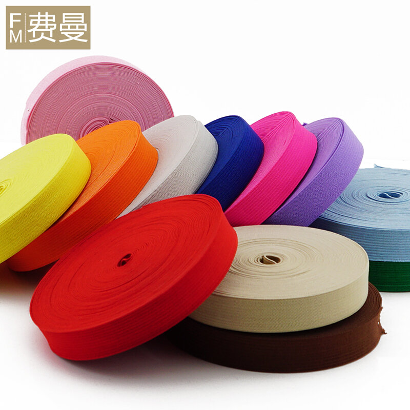 Kolorowe opaski elastyczne 20mm płaskie szycie gumką bielizna majtki gumowe ubrania akcesoria do szycia miękki pas elastyczny 1 m