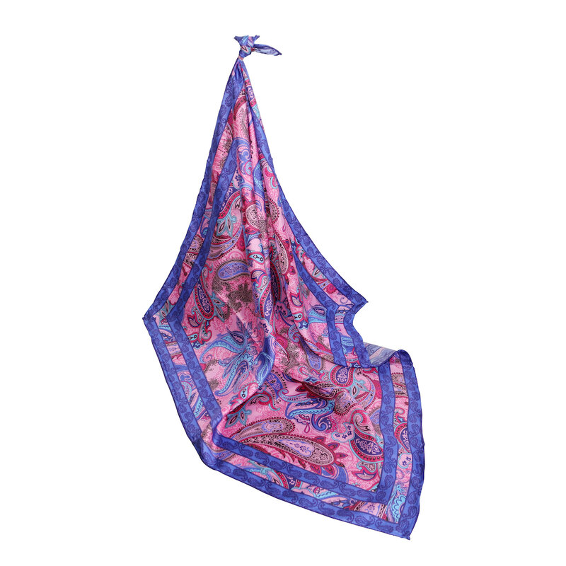 CISULI-bufanda de sarga de seda 100% para mujer, pañuelo cuadrado de seda pura, 70x70, 25