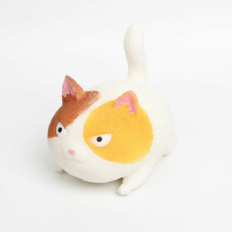 Angry Cat Squeeze เพลง Vent ตุ๊กตาลูกสัตว์ Fidget โต๊ะมือของเล่น Decompression สุนัขสัตว์เลี้ยงเด็กของขวัญ Decompression