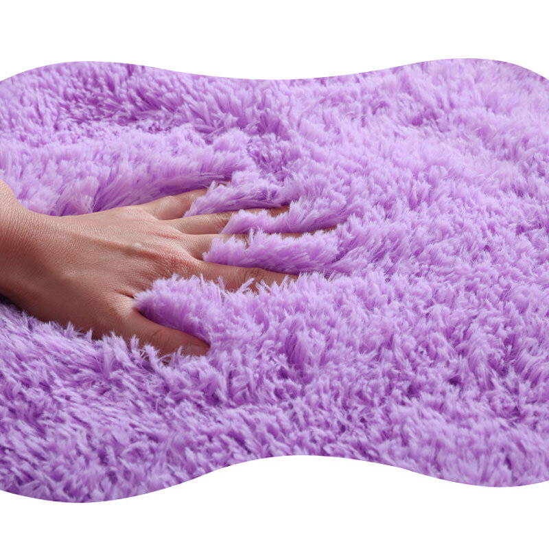 Однотонный коврик для ванной комнаты из трех предметов, U-образный напольный коврик, подушка для сиденья унитаза, модные принадлежности для ...