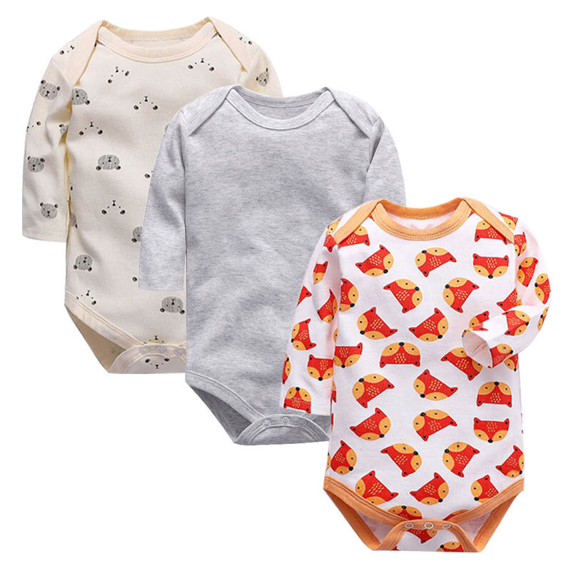Baby Bodysuit Fashion 1pieces/lot Newborn Body Baby long Sleeve Overalls Infant Boy Girl Jumpsuit kid clothes