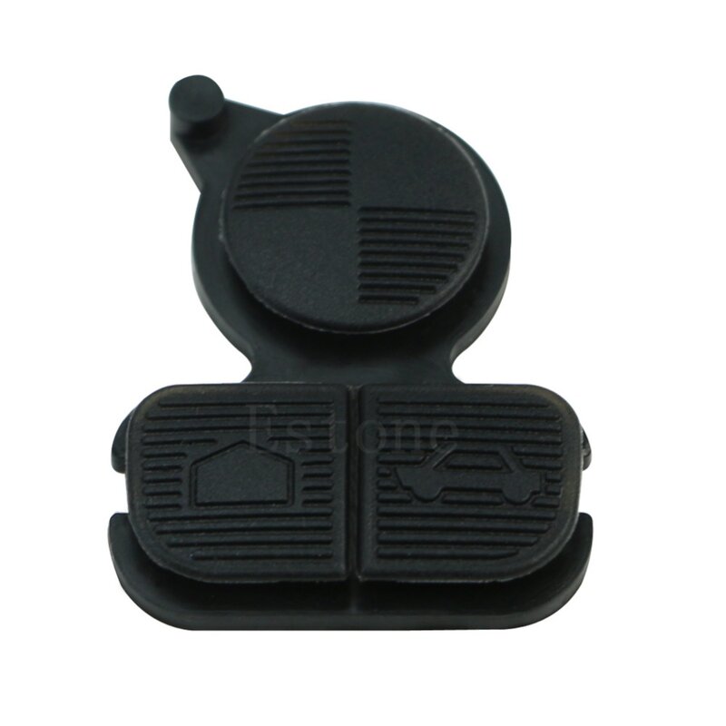 Reemplazo de botones de carcasa de llave remota, almohadilla de 3 botones, compatible con BMW E38 E39 E36